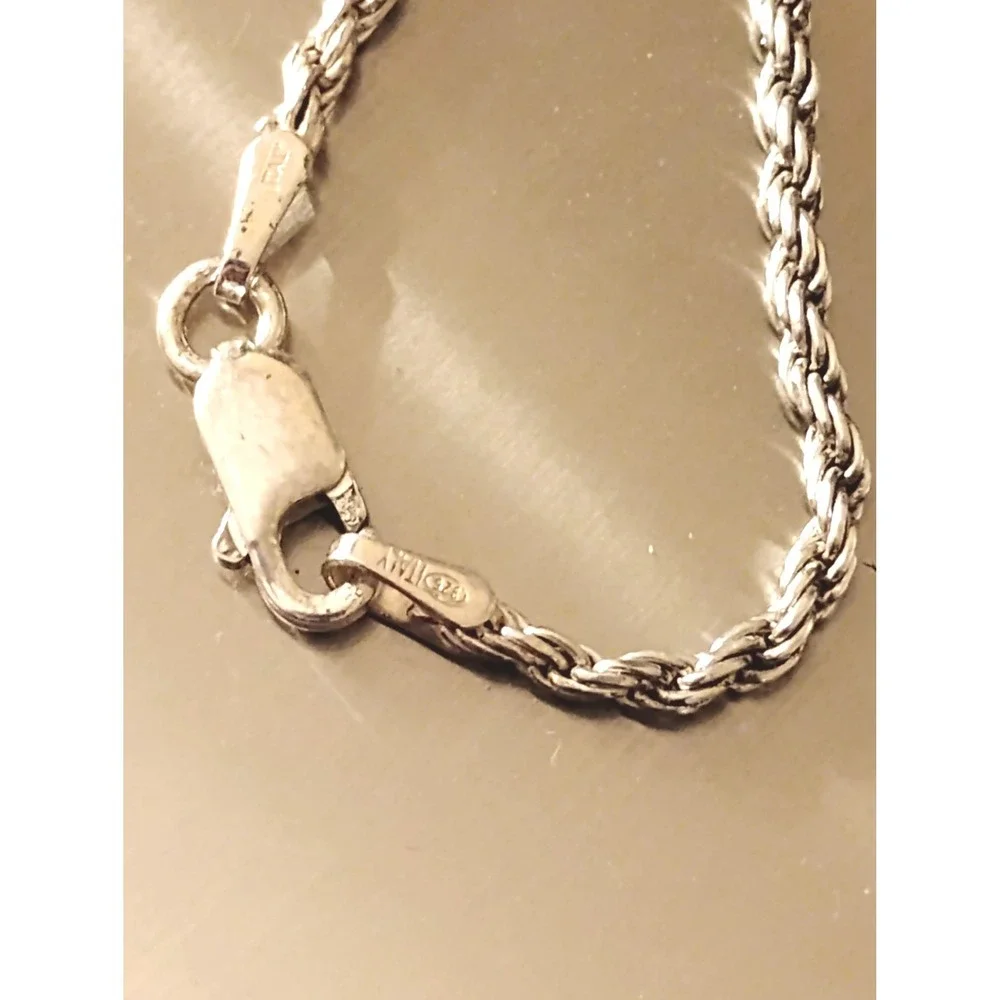 Vintage 925 Italian Sterling Silver 18